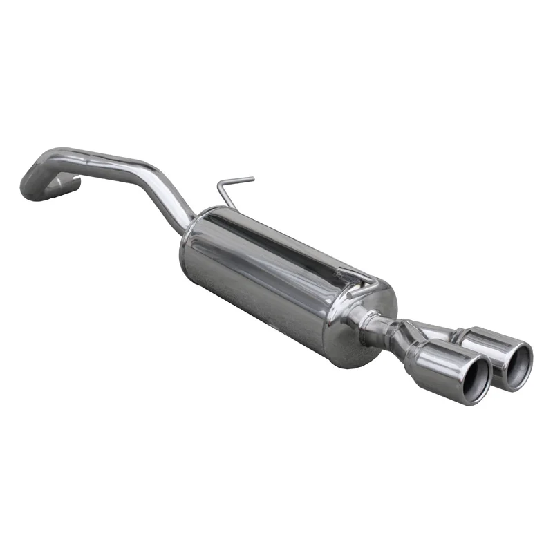 InoXcar 100% RVS Sportuitlaat passend voor Audi A1 1.4TFSi (122pk) 2011- 2x80mm