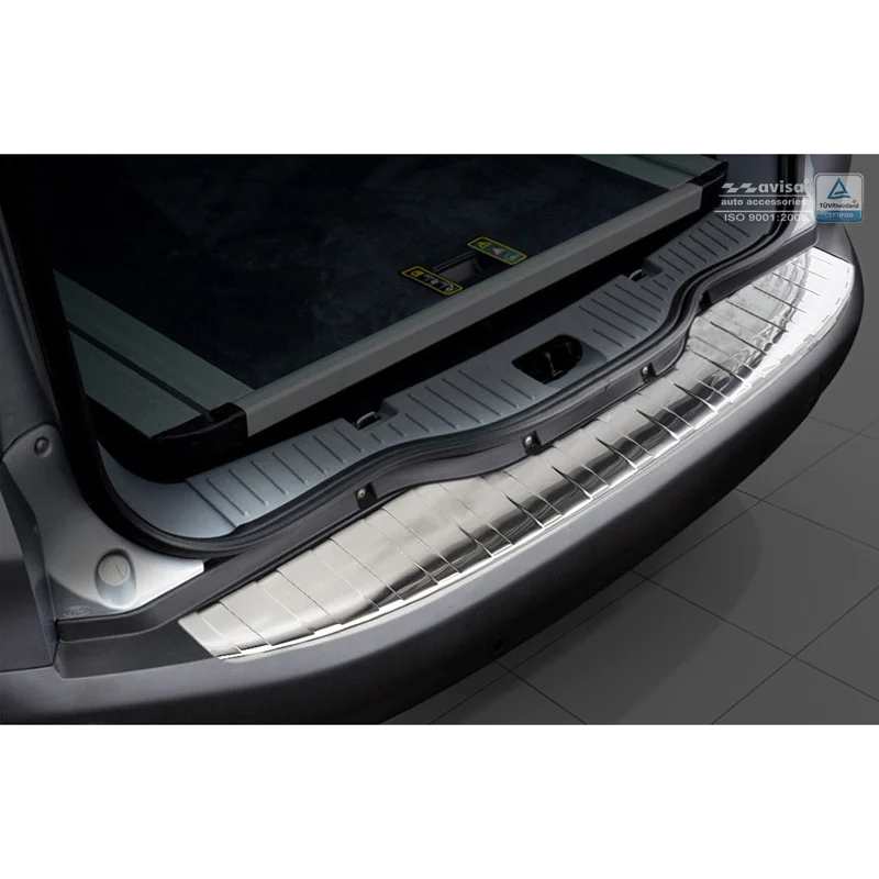 Avisa RVS Achterbumperprotector passend voor Ford S-Max 2006-2015 - Zilver