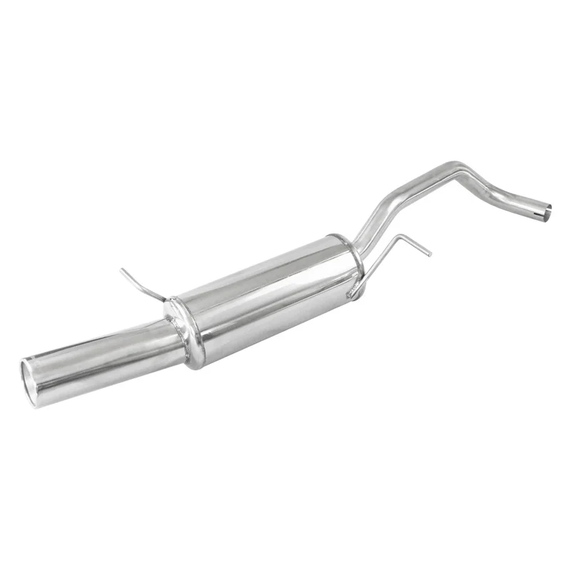 InoXcar 100% RVS Sportuitlaat passend voor Seat Ibiza 6J SC 3-deurs 1.2 (70pk) 2010- 102mm