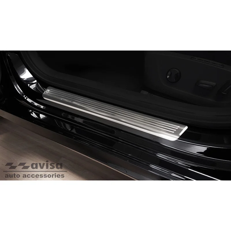 Avisa RVS Instaplijsten passend voor Skoda Octavia IV Sedan/Kombi 2020-2024 & FL 2024- 'Lines' - 4-delig