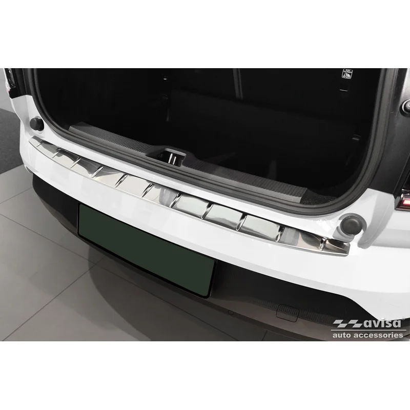 Avisa RVS Achterbumperprotector passend voor Volvo EX30 2023- - Zilver