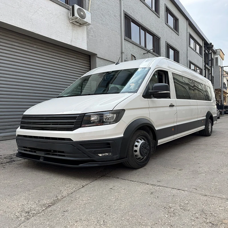 Oneway Set spatbordverbreders (Fender Flares) passend voor Volkswagen Crafter MK2 & MAN TGE MK1 PreFacelift 2016- – Matzwart