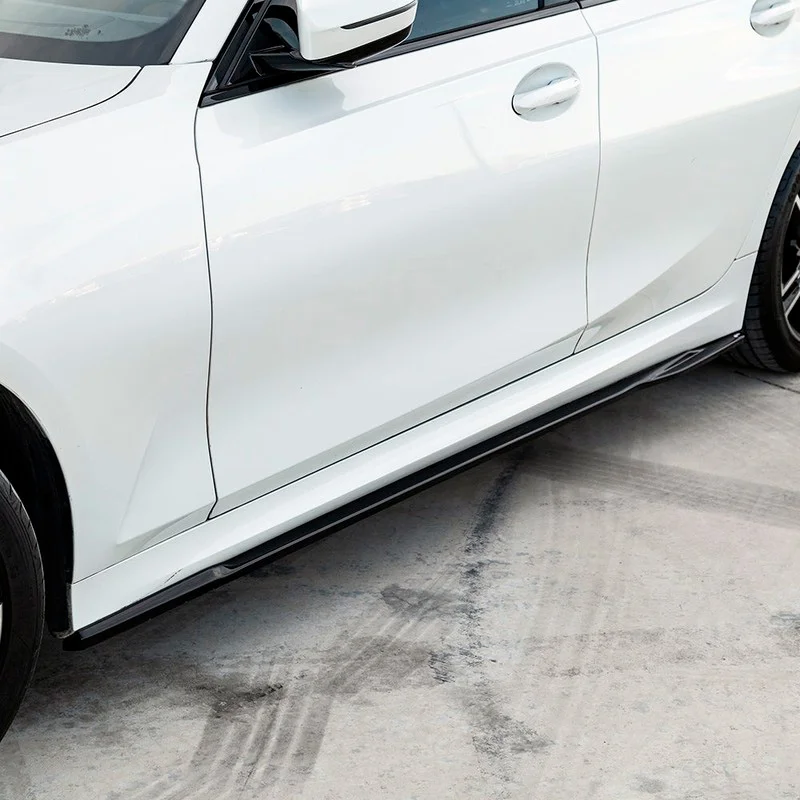 Oneway Set Sideskirts passend voor BMW 3-Serie G20/G21 M-Pack/M340i 2018-2022 & 2022- - Glanzend zwart