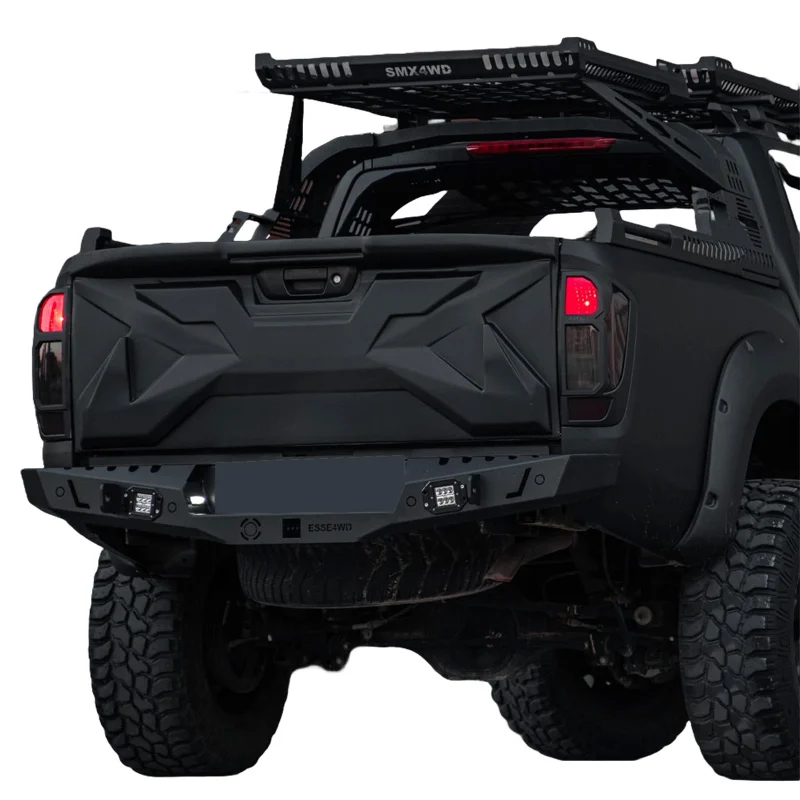 Oneway Achterklepcover passend voor Nissan Navara NP300 (D23) 2014-2021 - Matzwart