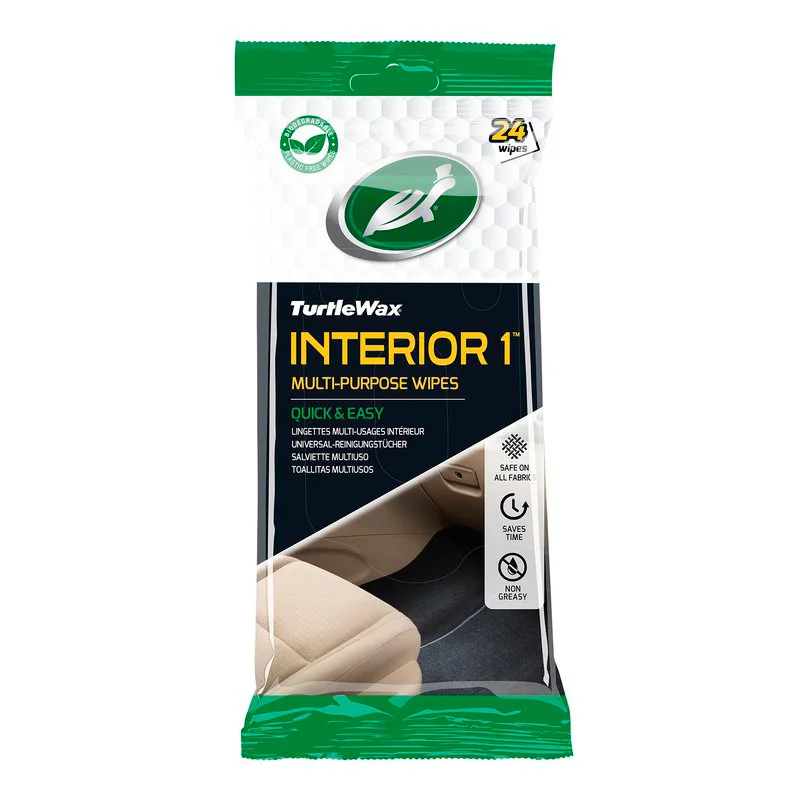 Turtle Wax 54094 Interior 1 Interieurreinigingsdoekjes 24 stuks