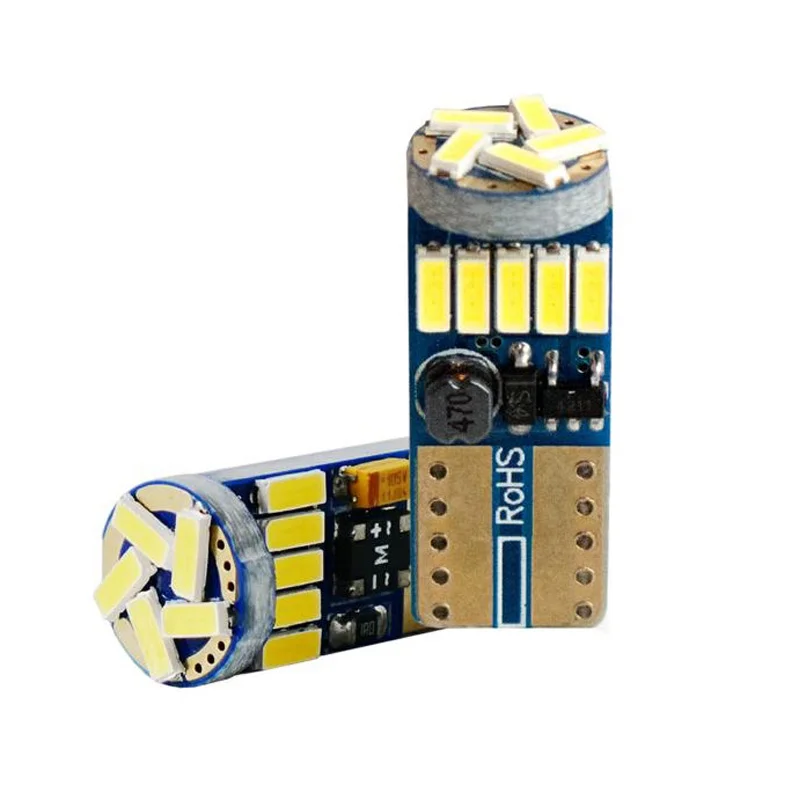 Simoni Racing T10 15-LED Lampen ‘Canbus No-Polarity’ – High Brightness Superwhite – Set à 2 stuks