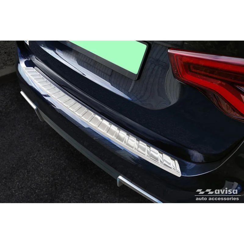 Avisa RVS Achterbumperprotector passend voor BMW iX3 (G08) 2020- - Zilver