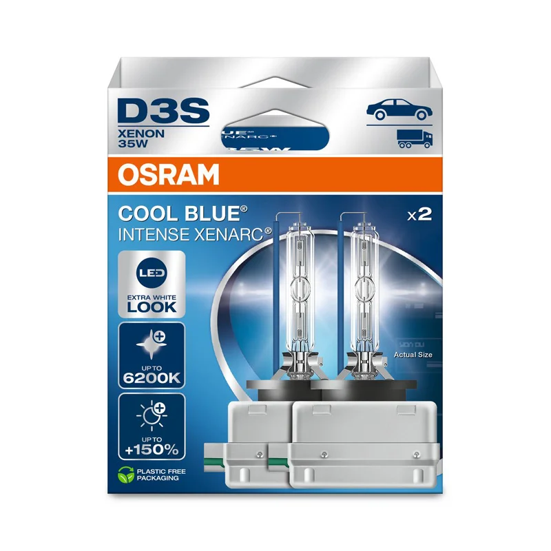 Osram Xenarc Cool Blue Intense NextGen Xenon lampen - D3S - 12V/35W - set à 2 stuks (max. 6200K)