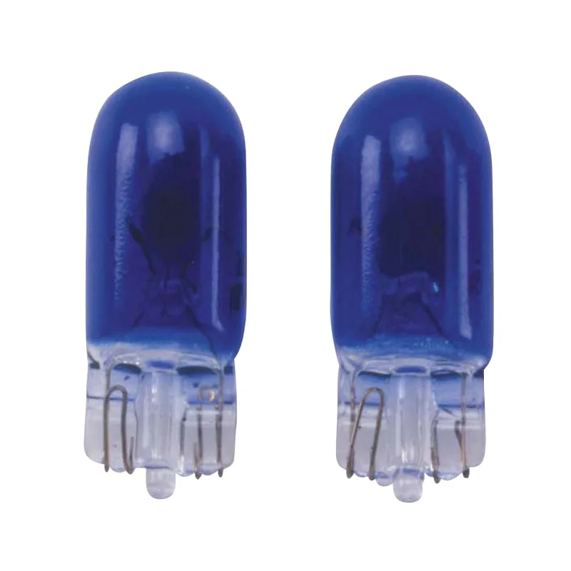 AutoStyle T-10 12V/5W Lampen 12V Blauw (Coated), set à 2 stuks