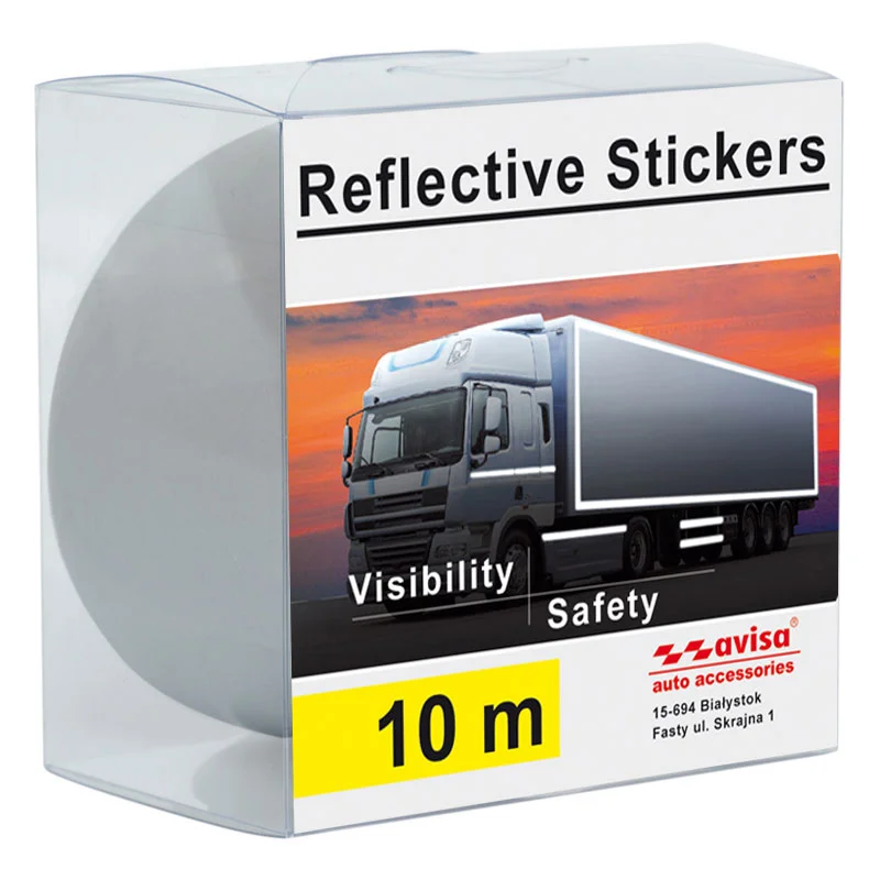 Avisa Zelfklevende TIR Reflectie folie 5cm x 10mtr Wit