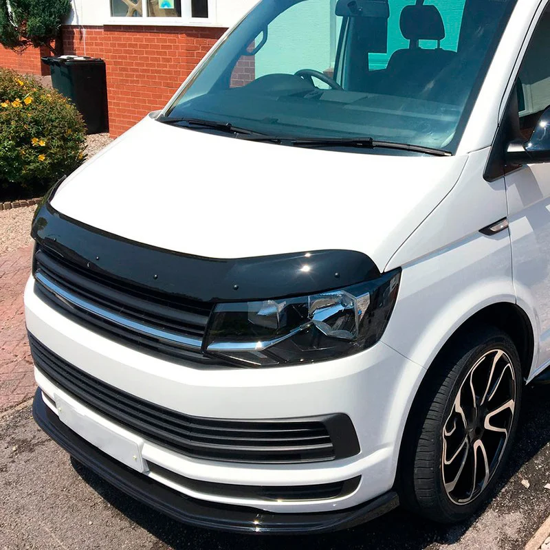 Oneway Voorspoilerlip passend voor Volkswagen Transporter T6 2015-2019 – Glanzend zwart