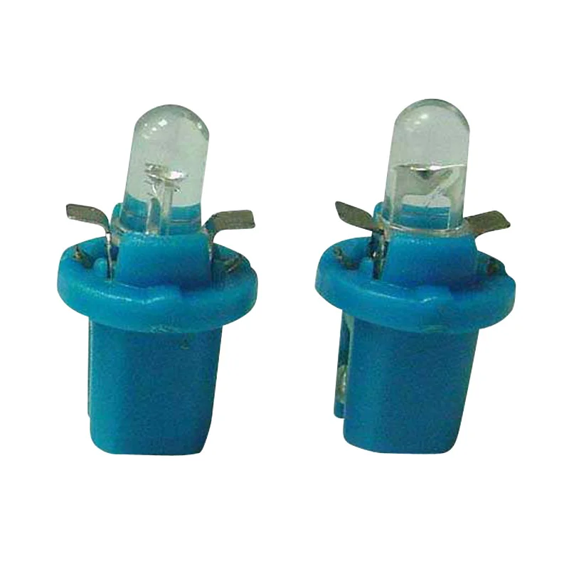 AutoStyle T-5 LED Lampen 12V SuperBright Blauw, set à 2 stuks