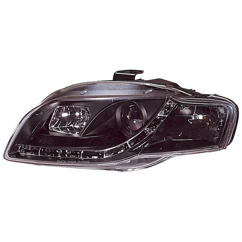AutoStyle Set Koplampen incl. DRL passend voor Audi A4 B7 2005-2008 - Zwart