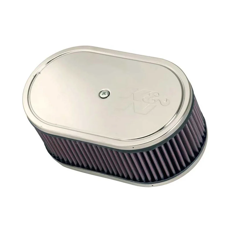 K&N carburateur luchtfilter ovaal groot passend voor Weber 46/48 IDA, Montagehoogte 85mm (56-1210)