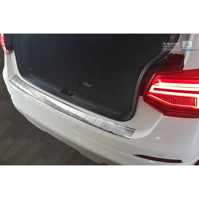Avisa RVS Achterbumperprotector passend voor Audi Q2 2016-2020 - Zilver