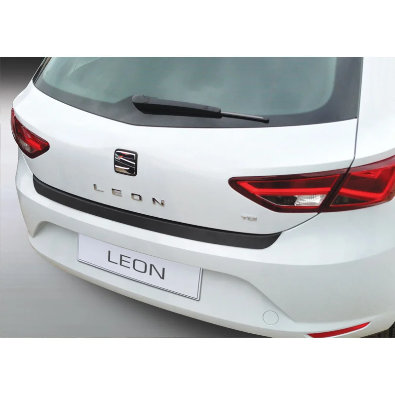 RGM ABS Achterbumper beschermlijst passend voor Seat Leon SE/FR 2013-2020 Zwart