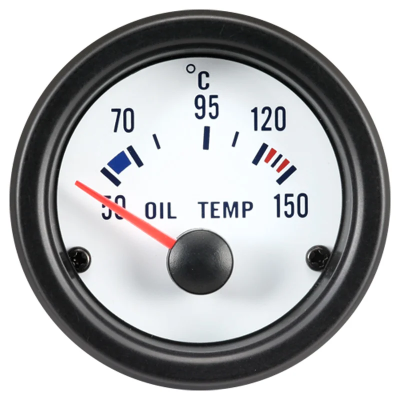 AutoStyle Performance Instrument Wit Olietemperatuurmeter 50-150°C 52mm