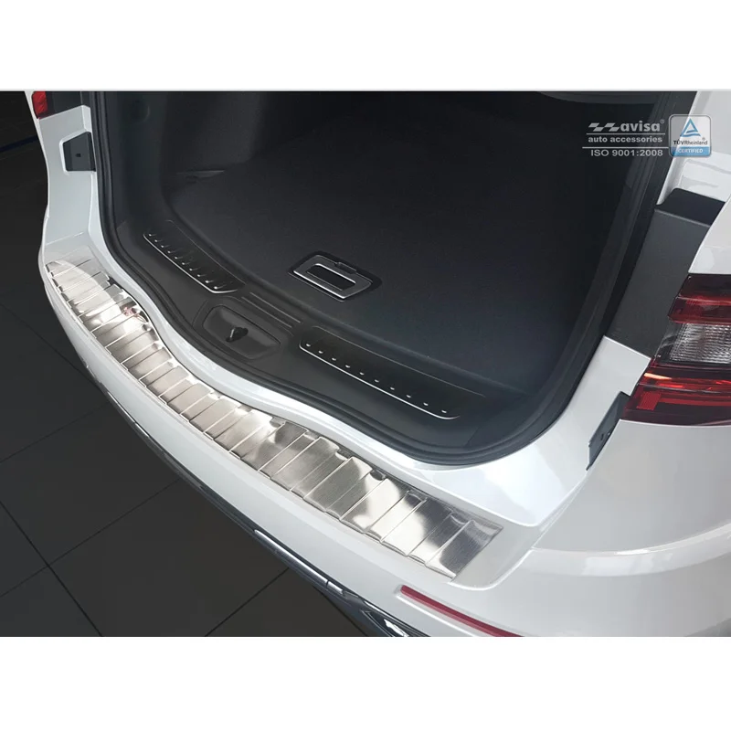 Avisa RVS Achterbumperprotector passend voor Renault Koleos II 8/2016- - Zilver