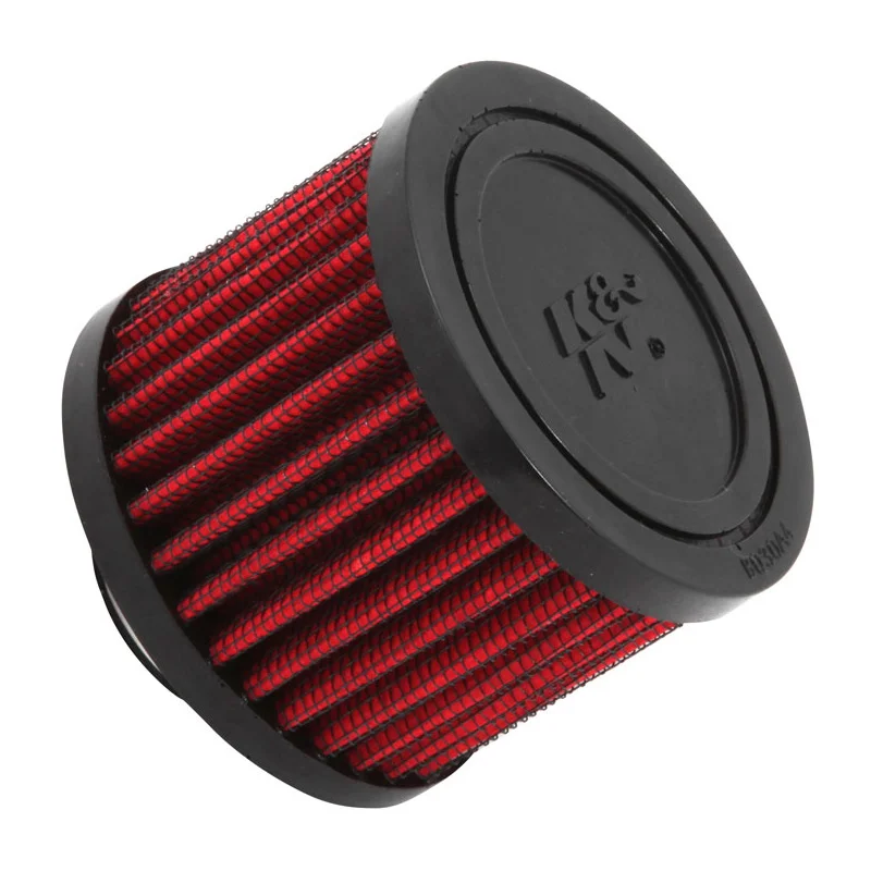 K&N Carterontluchtingsfilter - rubber onderplaat - 25mm aansluiting (62-1410)