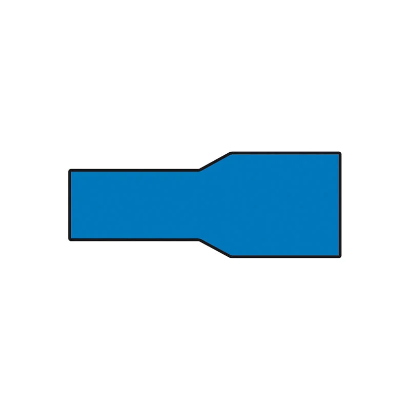 Carpoint Vlakstekkerhuls 1542 Blauw 6.3x0.8mm Blister 10-stuks