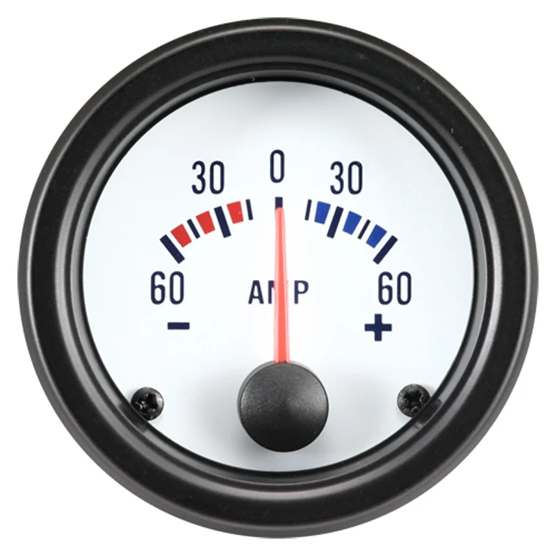 AutoStyle Performance Instrument Wit Ampèremeter -60>+60 52mm