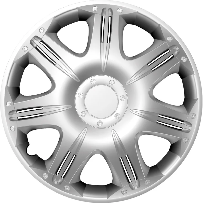 AutoStyle 4-Delige Wieldoppenset Opus 14-inch zilver
