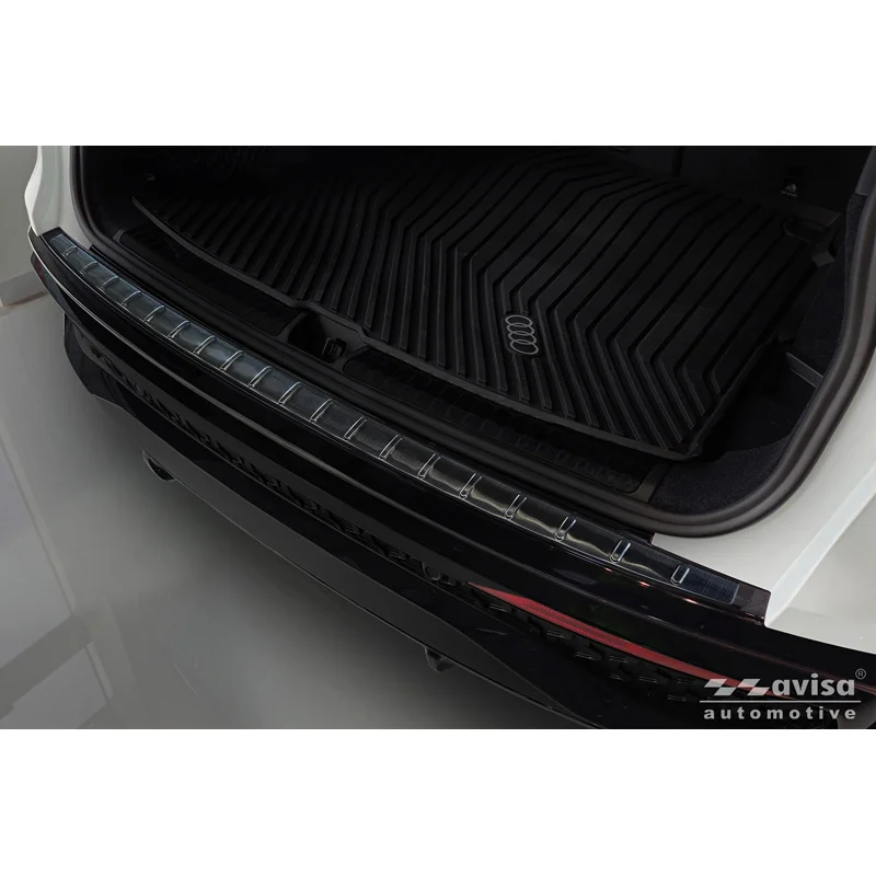 Avisa RVS Achterbumperprotector passend voor Audi Q5 (GUB) 2025- - Zwart