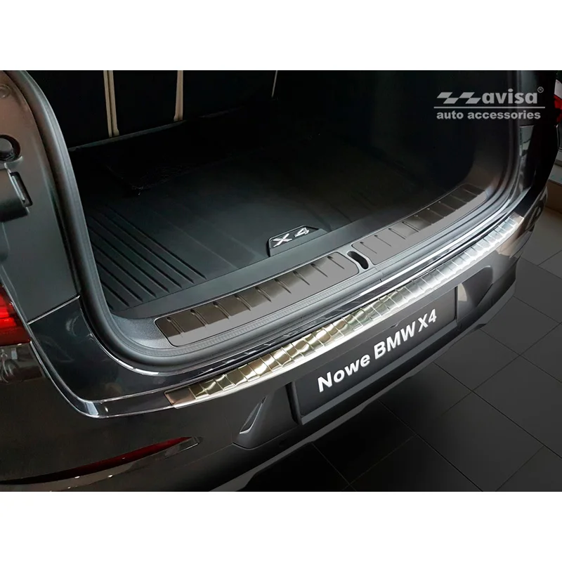 Avisa RVS Achterbumperprotector passend voor BMW X4 (G02) 2018- - Zilver