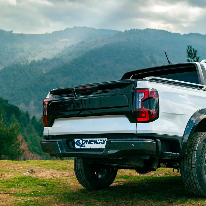 Oneway Achterklepcover passend voor Ford Ranger T9 2022- - Matzwart