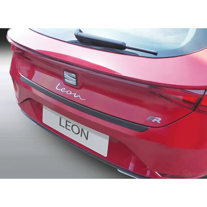 RGM ABS Achterbumper beschermlijst passend voor Seat Leon IV HB 5-deurs 2020- Zwart