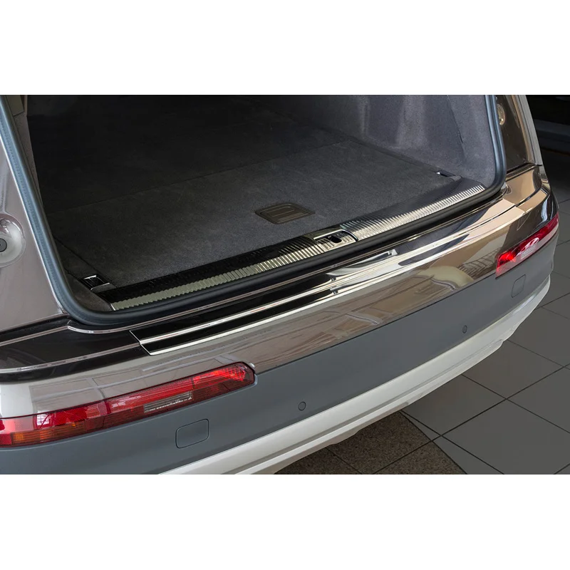 Avisa RVS Achterbumperprotector passend voor Audi Q7 2015-2019 & 2019- incl. S-Line - Zilver