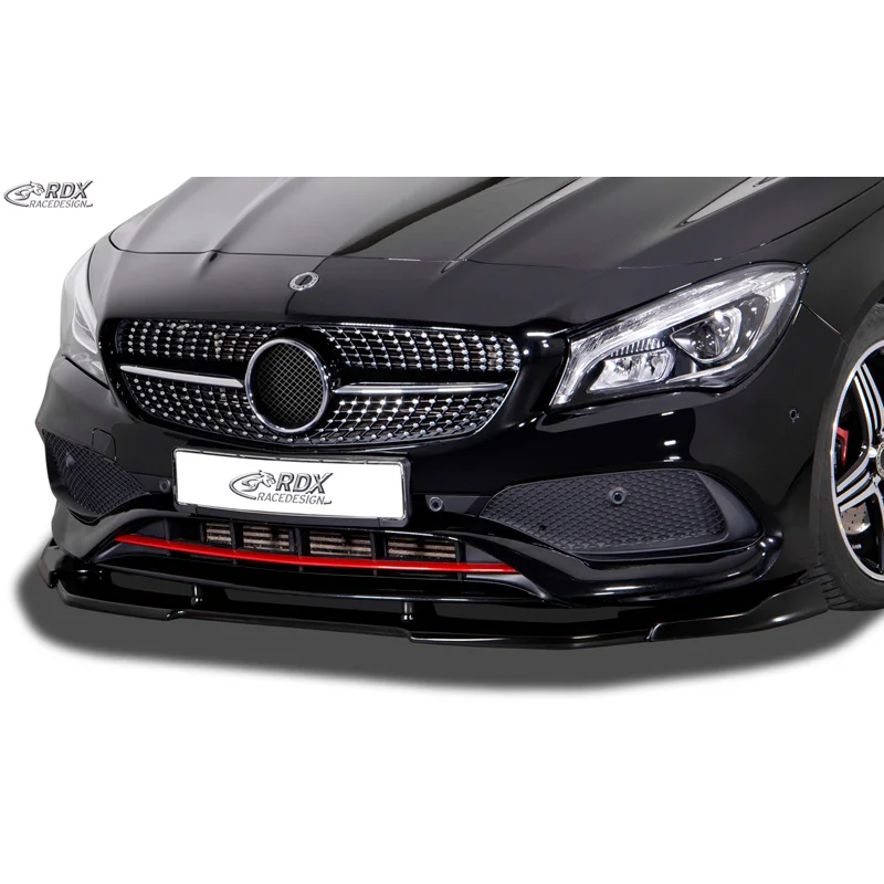 RDX Voorspoiler Vario-X passend voor Mercedes CLA Coupe (C117) & Shooting Brake (X117) Facelift 2016-2019 (PU)