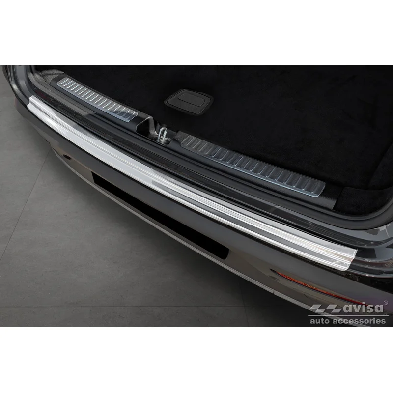 Avisa RVS Achterbumperprotector passend voor Mercedes EQC (N293) 2019- - Zilver