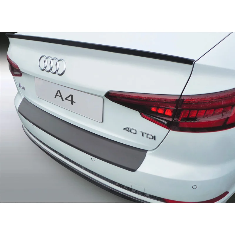 RGM ABS Achterbumper beschermlijst passend voor Audi A4 Sedan 10.2018-09.2019 Zwart