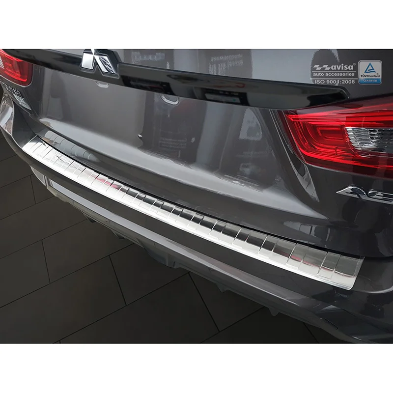 Avisa RVS Achterbumperprotector passend voor Mitsubishi ASX 2017-2019 - Zilver