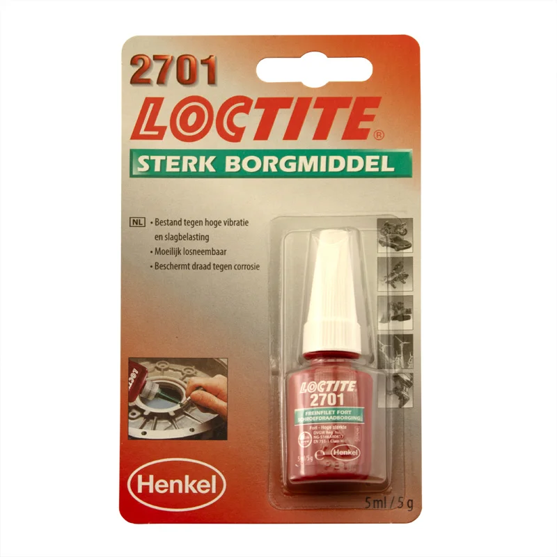 Loctite 2701 Draadborging (groen) 5ml