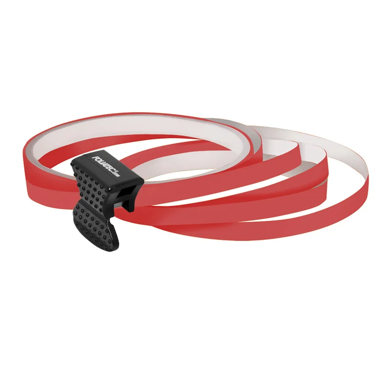 Foliatec PIN Striping voor velgen incl. montage hulpstuk – neon rood – 4 strips 6mmx2,15meter & 1 testrol 6mmx40cm
