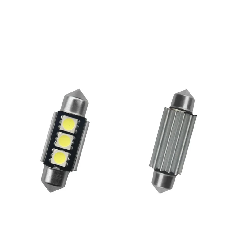 Simoni Racing Festoon 3-LED Canbus Lampen – 36mm – Superwhite- Set à 2 stuks
