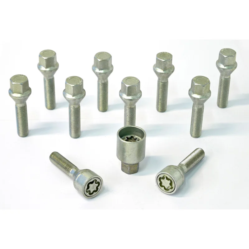 H&R Wielboutenset konisch M12x1.50 – Lengte 35mm – 10 stuks – incl. wielsloten