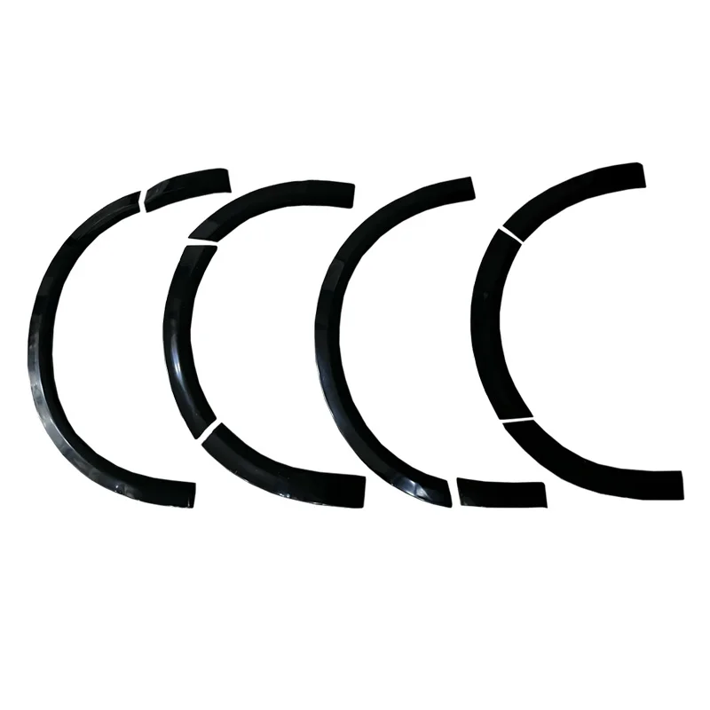 Oneway Set spatbordverbreders (Trims) passend voor Volkswagen Transporter T6 2015-2019 (Lange wielbasis) – Glanzend zwart