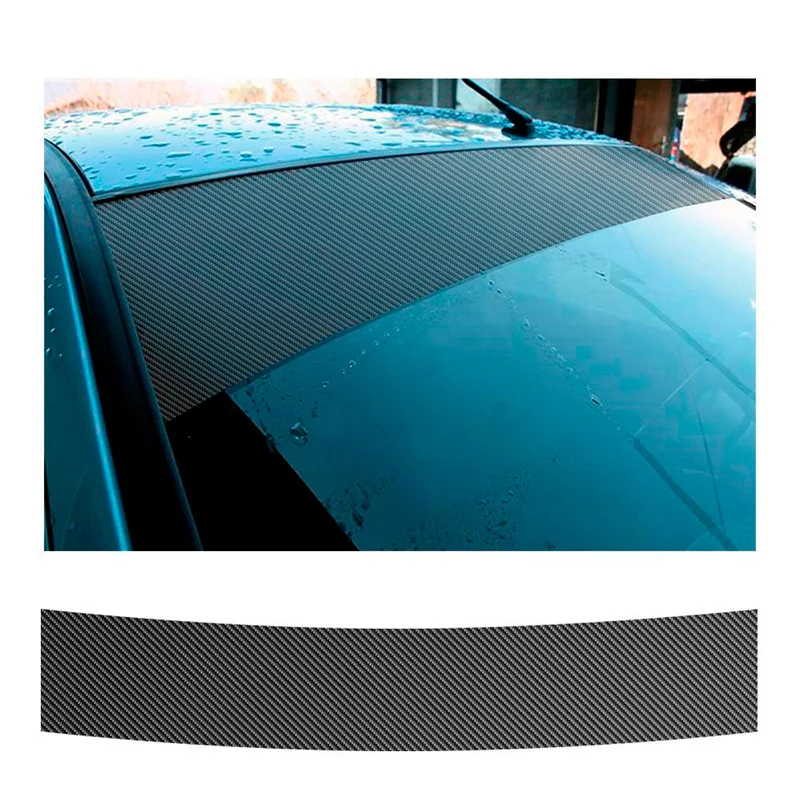 Simoni Racing Zonfilter - 150x24cm - Carbon-look