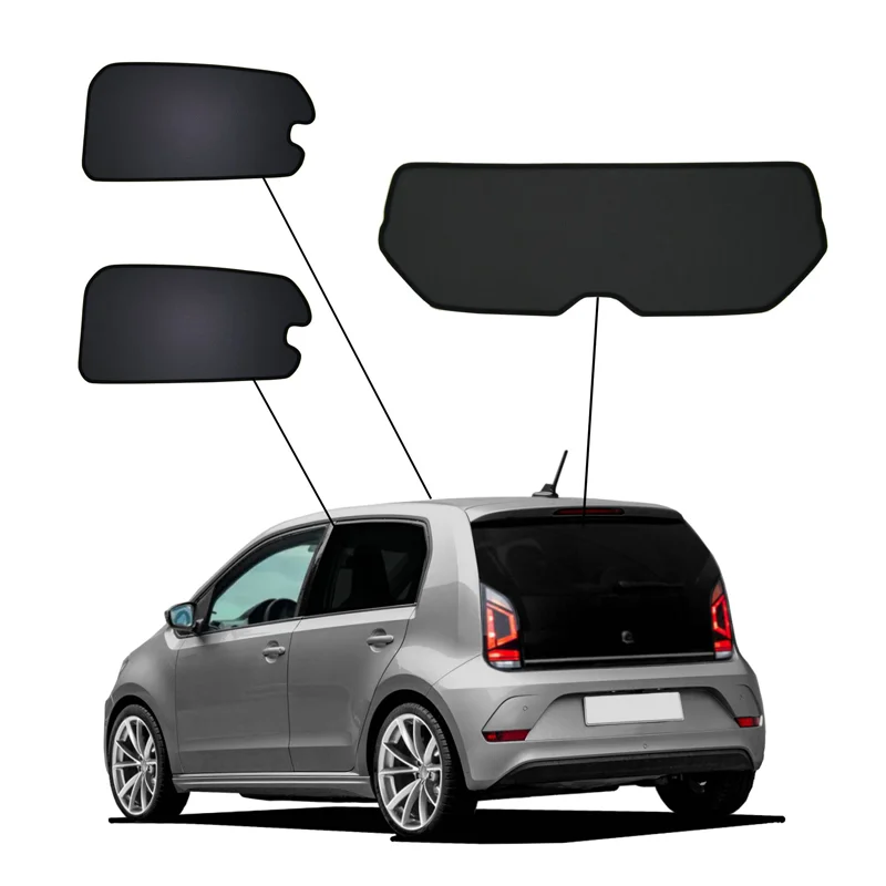 SunClip Zicht- & Zonwering passend voor Volkswagen Up! & Seat Mii & Skoda Citigo 5-deurs 2011-