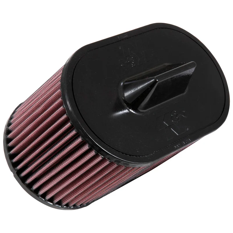 K&N vervangingsfilter passend voor Maserati Ghibli 3.0 / Quattroporte 3.0/3.8 benzine (2 stuks nodig) 2014-2018 (E-0651)