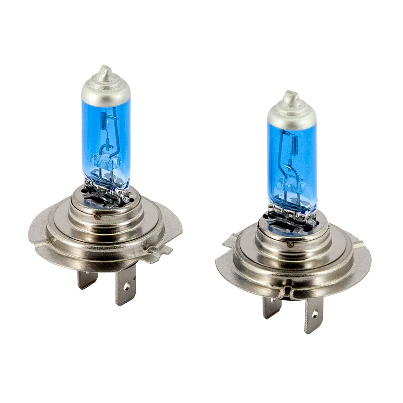AutoStyle SuperWhite Blauw H7 55W/12V/4200K Halogeen Lampen, set à 2 stuks (E13)