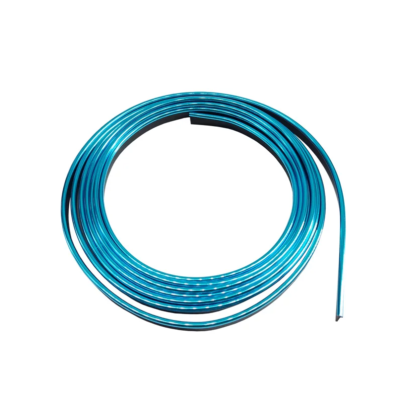 Simoni Racing Interieur Sierlijst Chroom - Blauw - 3 meter