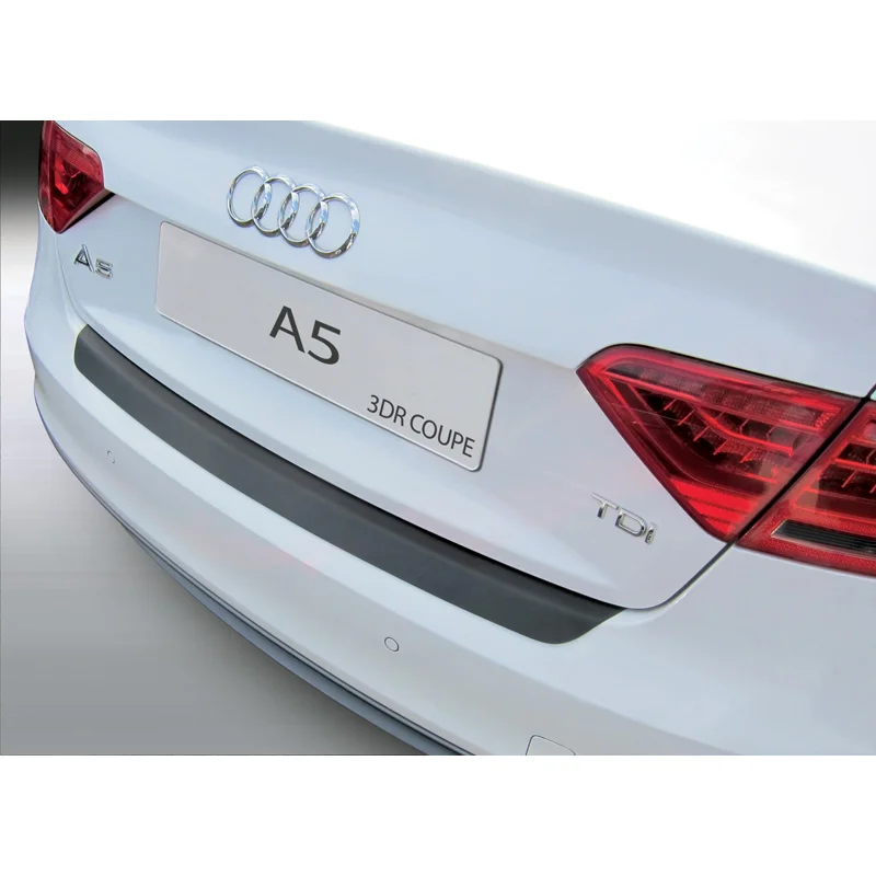 RGM ABS Achterbumper beschermlijst passend voor Audi A5 Coupe 9/2011-7/2016 Zwart