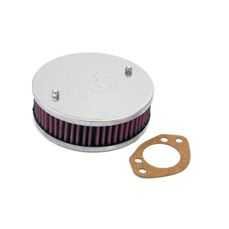 K&N carburateur luchtfilter rond passend voor SU/SU Hitachi 1.75” H6/HS6, gat buiten het midden, Montagehoogte 47mm (56-9132)
