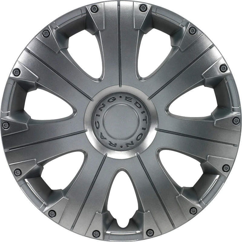 AutoStyle 4-Delige Wieldoppenset Racing 15-inch zilver
