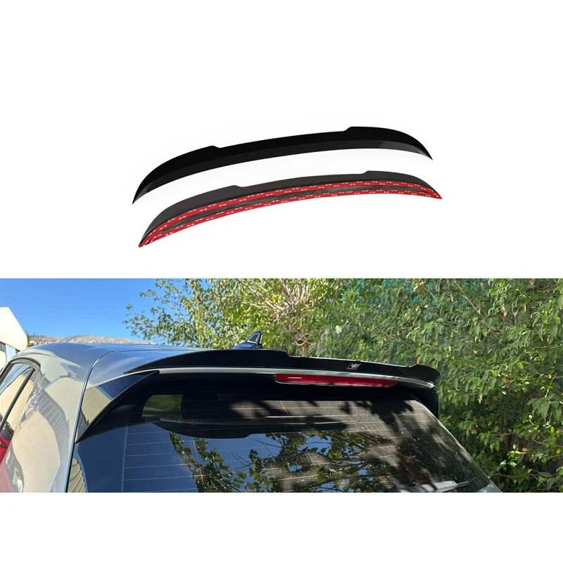 Motordrome Dakspoiler (Spoiler Cap) passend voor Volkswagen Golf VIII (CD1) 2020-2024 & Facelift 2024- (ABS)
