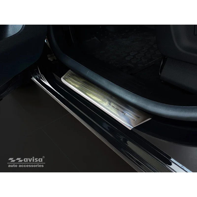 Avisa RVS Instaplijsten passend voor Citroen Berlingo Multispace / Peugeot Partner & Rifter / Opel Combo E Life 2018- / Toyota Proace City/Verso 2019- 'Special Edition' - 2-delig